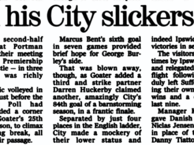 Ipswich Town 1 Manchester City&nbsp;4