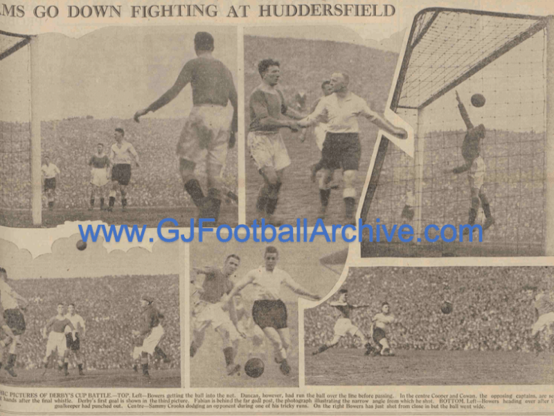 The 1933 FA Cup Semi Final – Manchester City v Derby County at&nbsp;Huddersfield