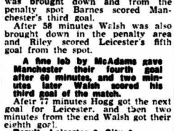 The 1950s: An 8-4 Defeat for Manchester&nbsp;City!