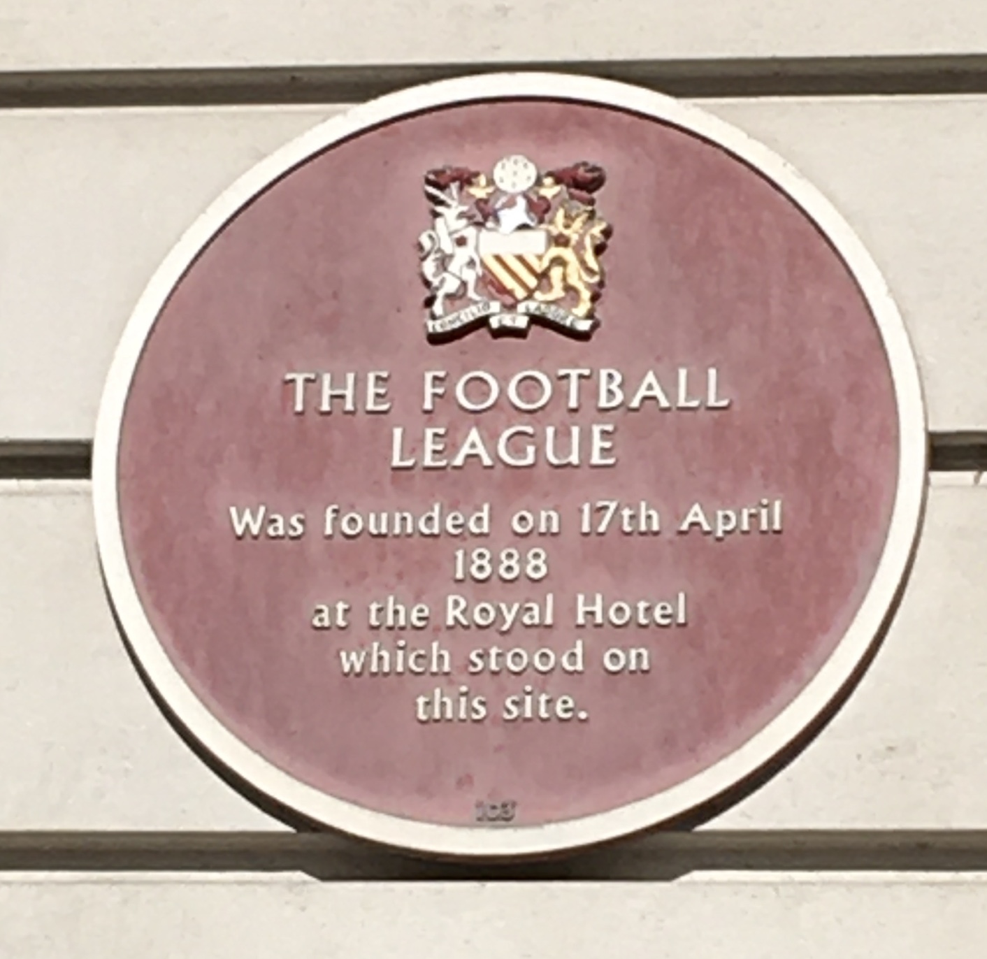17 April 1888 Royal Hotel Football League Manchester