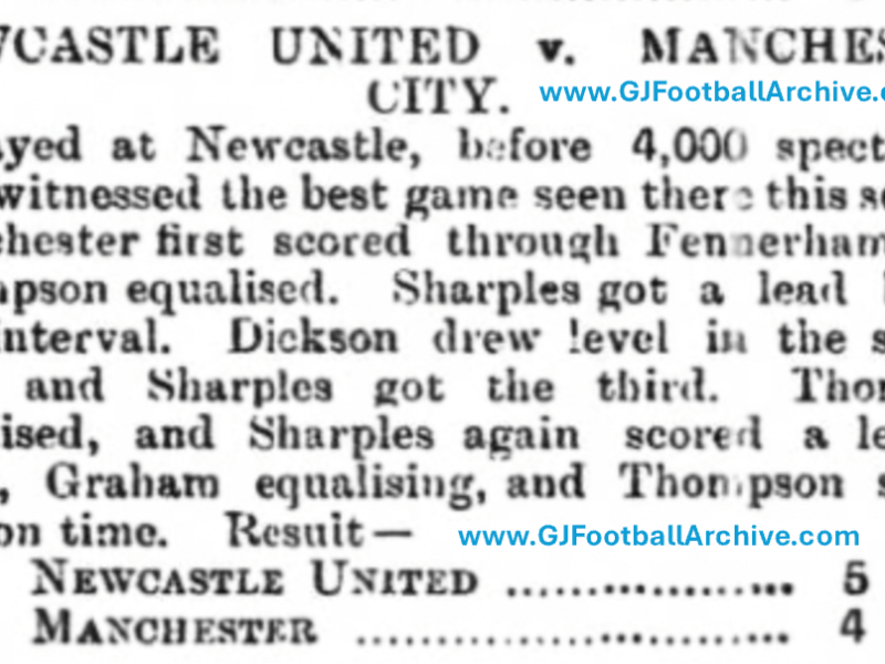 An Amazing Game: Newcastle 5 Manchester City&nbsp;4