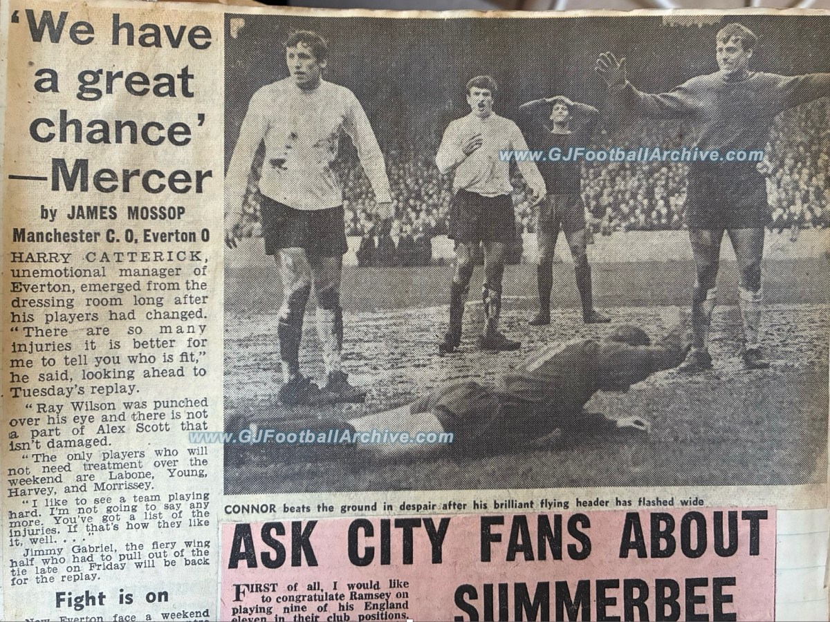 1966 FAC Quarter Final: Manchester City V&nbsp;Everton