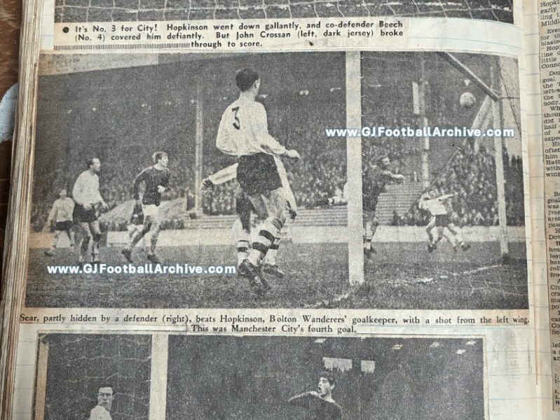 Were You There 60 Years Ago Today? Manchester City 4 Bolton Wanderers&nbsp;1