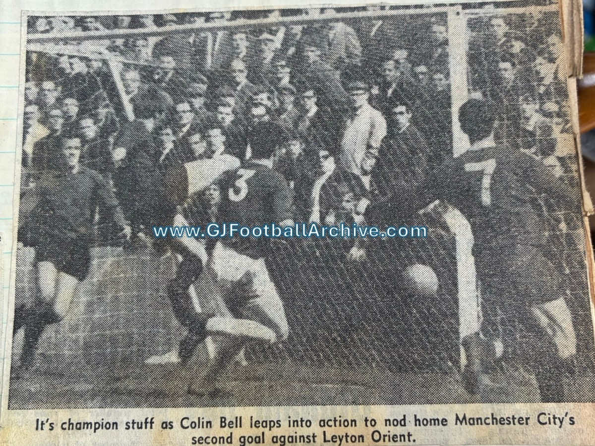 Were You There 60 Years Ago? Leyon Orient 2 Manchester City&nbsp;2