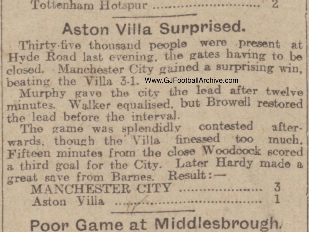 Gates Closed as Manchester City Beat Aston&nbsp;Villa